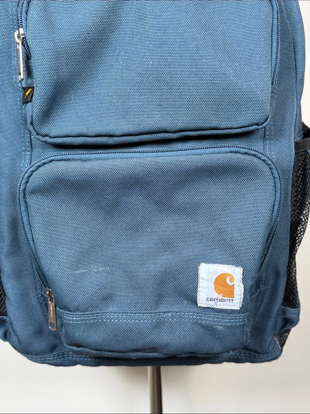 Carhartt 28L Dual-Compartment Backpack Navy Blue Large Travel Bag